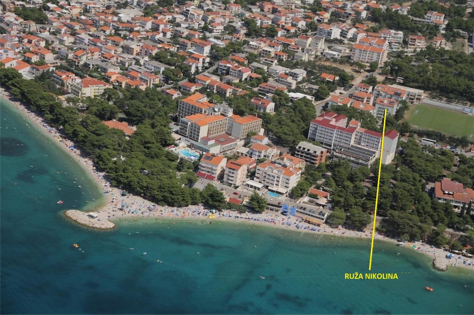 Ruza&Nikolina "1" Apartmani - Baška Voda Eksteriør billede